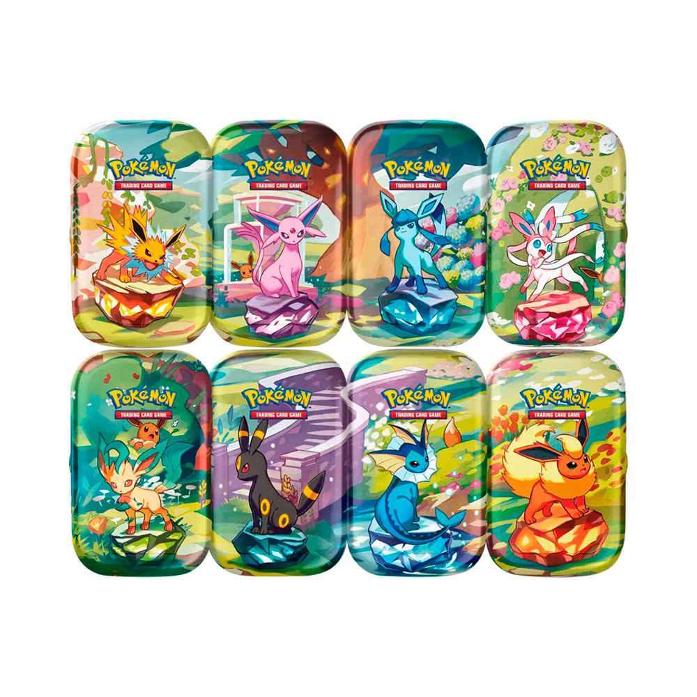 Pokemon TCG Prismatic Evolutions Mini Tin Box Español