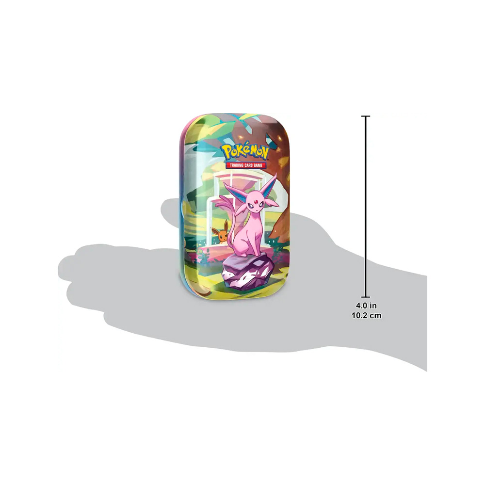 Pokemon TCG Prismatic Evolutions Mini Tin Box Español - Imagen 6