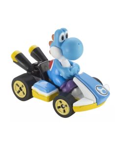 Alternative view of Hot Wheels Mario Kart Yoshi Light Blue