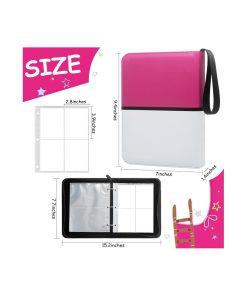 Alternative view of Folder 4 Pocket 400 Cartas Pink Electric