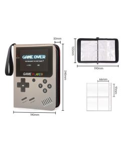 Alternative view of Folder 4 Pocket 400 Cartas Grey GameBoy