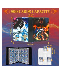 Alternative view of Folder 9 Pocket 900 Cartas Blastoise Charizard