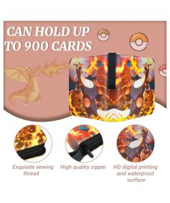 Alternative view of Folder 9 Pocket 900 Cartas Charizard Lanzallamas