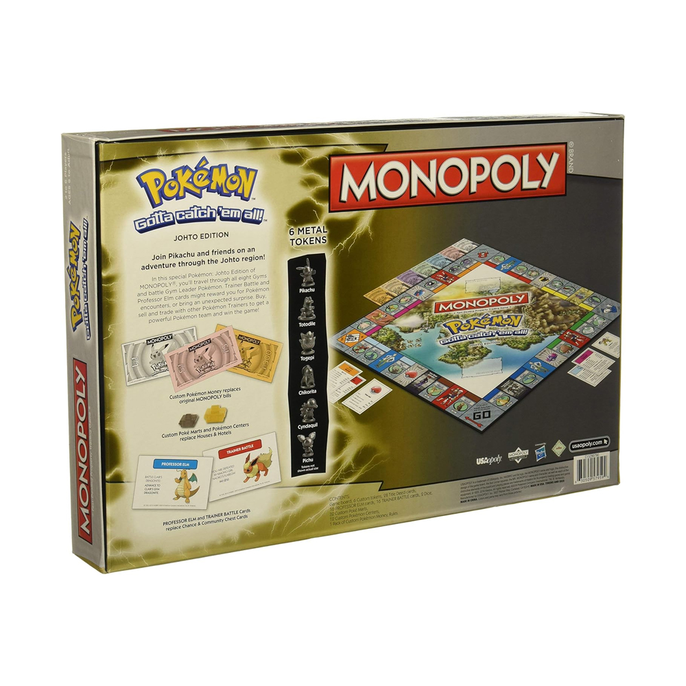 Pokemon Monopolio Johto Edition Ingles - Imagen 5