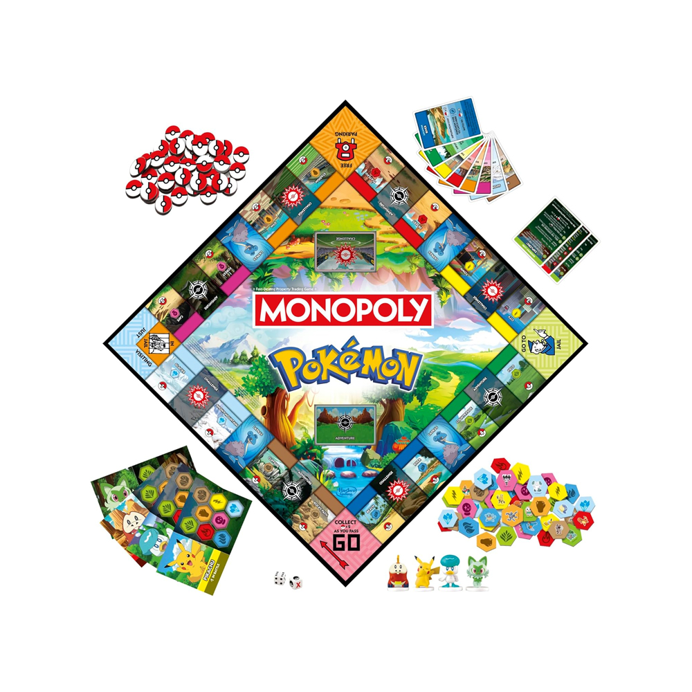 Pokemon Monopolio Kids Edition Ingles - Imagen 4