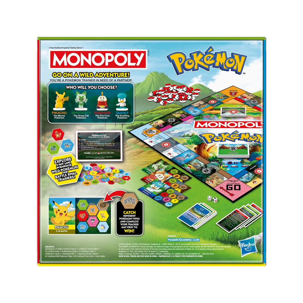 Pokemon Monopolio Kids Edition Ingles - Imagen 5