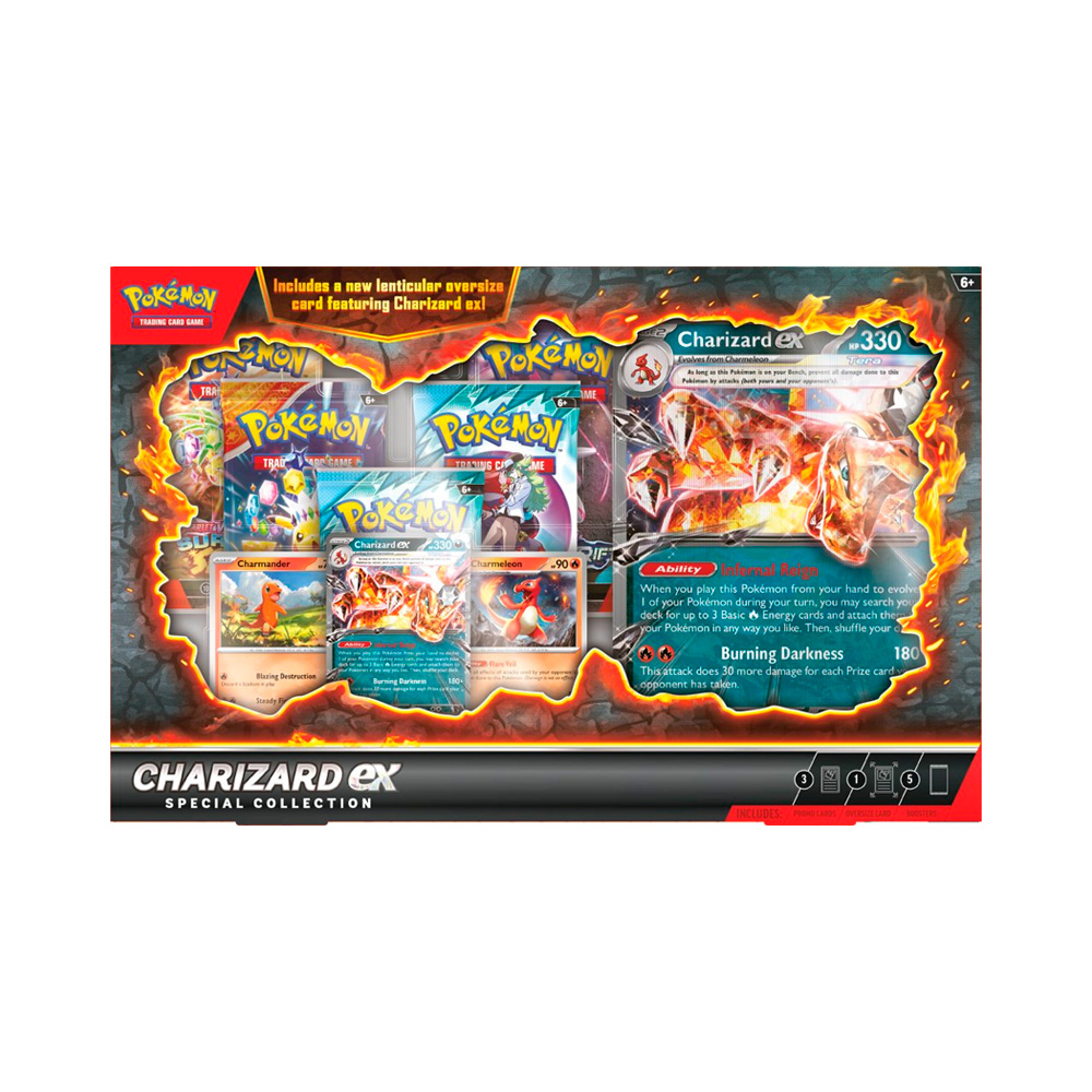 Pokemon TCG Charizard Ex Special Collection 2025 Español
