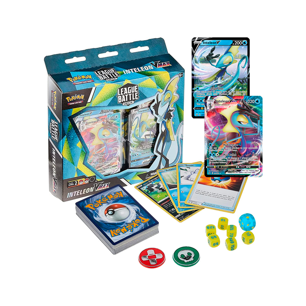 Pokemon TCG Intelleon VMax League Battle Deck Ingles