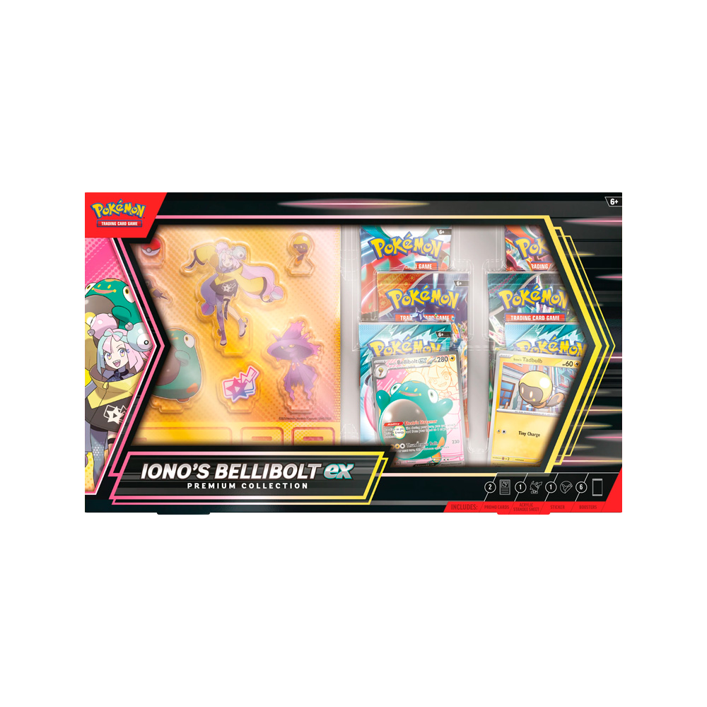 Pokemon TCG Ionos Bellibolt Ex Premium Collection 2025 Ingles