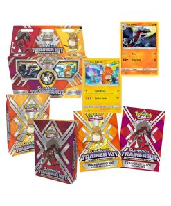 Pokemon TCG Trainer Kit Lycanroc Vs Raichu Ingles
