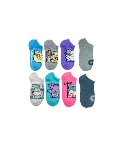Pokemon 8 Pares De Medias Color Pastel Talla L Niños