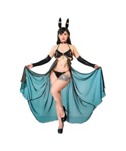 Pokemon Conjunto de Bikini Cosplay Umbreon Talla M