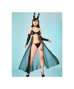Alternative view of Pokemon Conjunto de Bikini Cosplay Umbreon Talla M