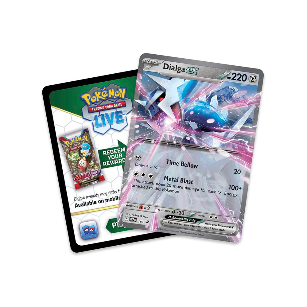 Pokemon TCG Azure Legends Tin Dialga Español - Imagen 2