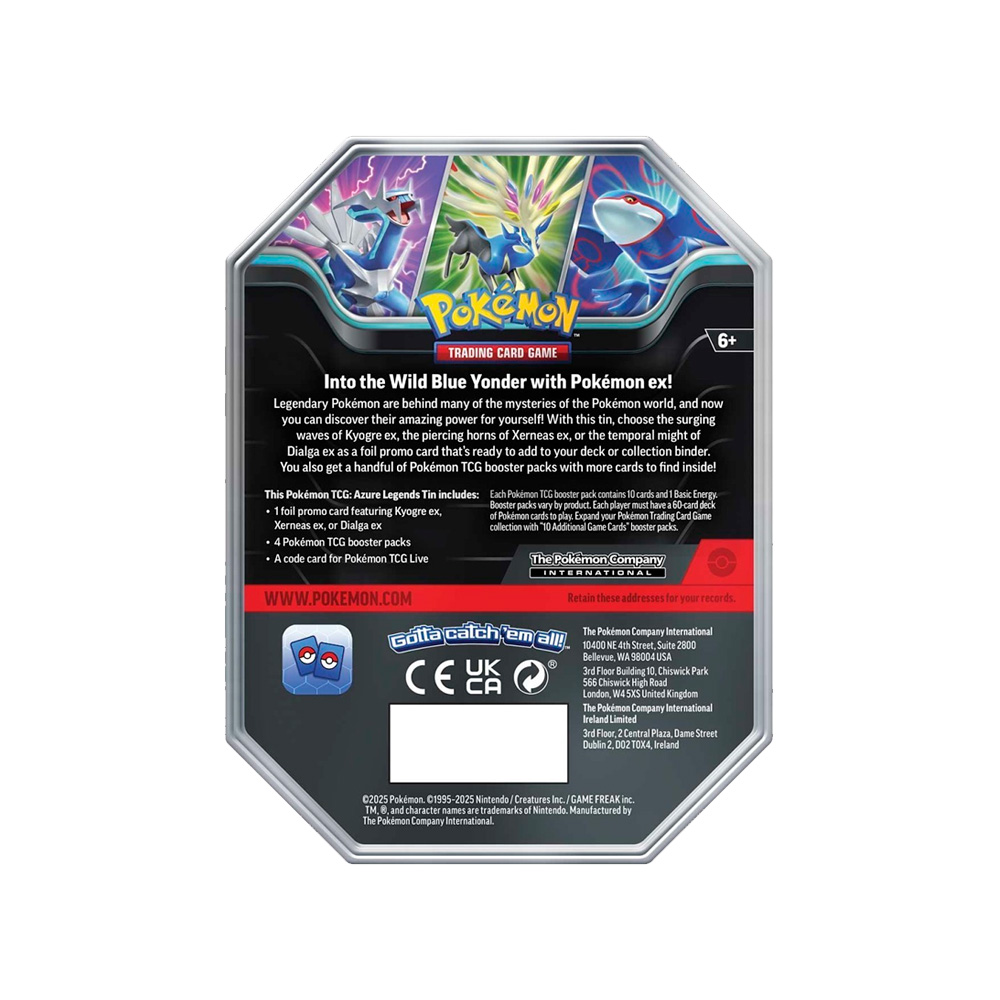 Pokemon TCG Azure Legends Tin Dialga Español - Imagen 5