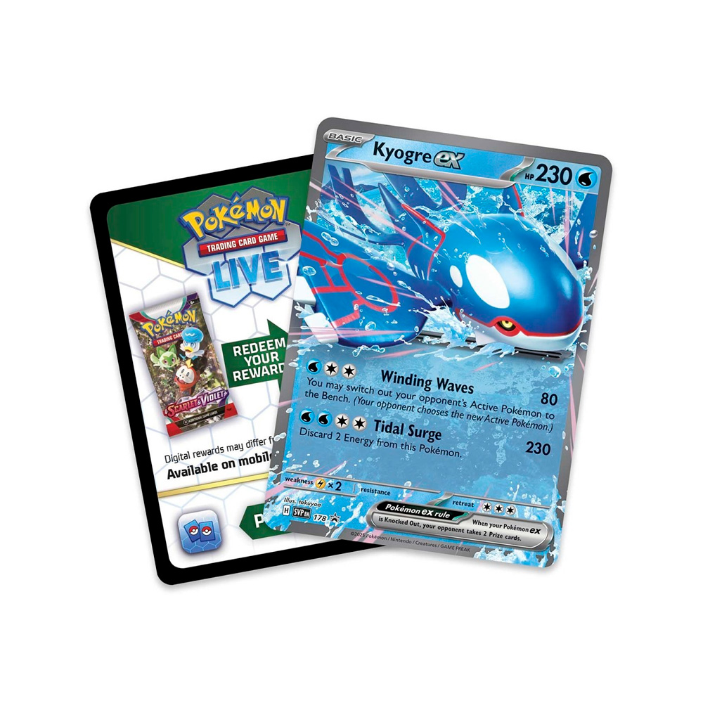 Pokemon TCG Azure Legends Tin Kyogre Español - Imagen 2