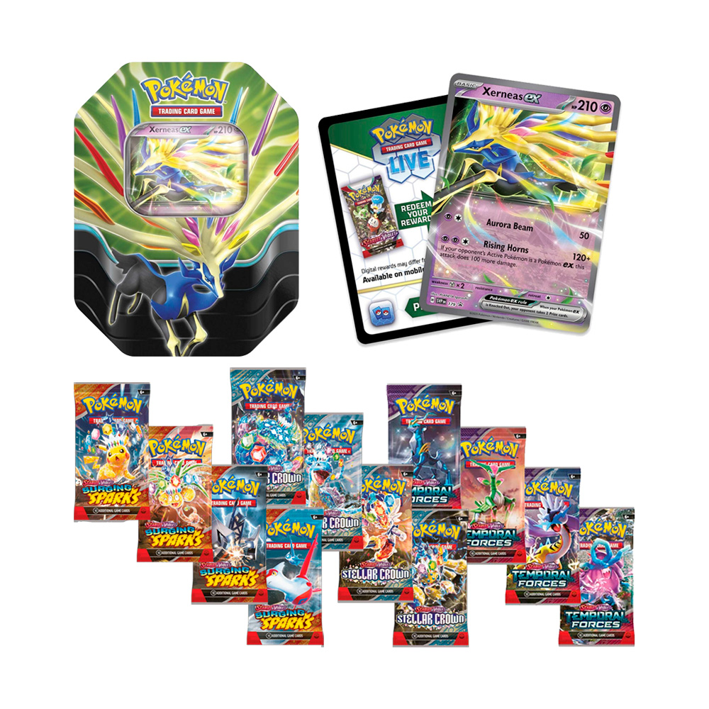 Pokemon TCG Azure Legends Tin Xerneas Español