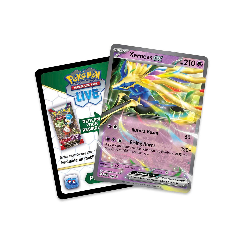 Pokemon TCG Azure Legends Tin Xerneas Español - Imagen 2