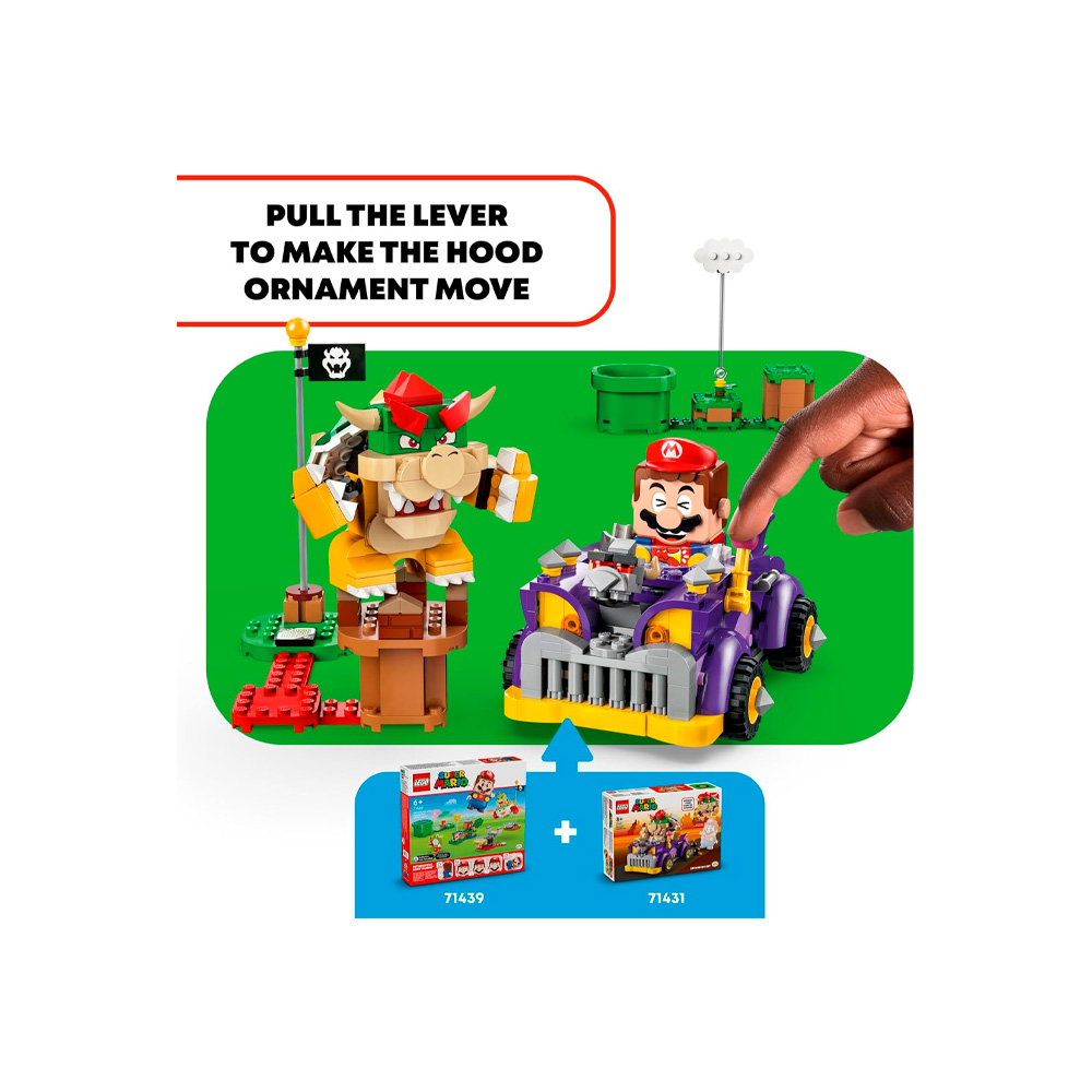 LEGO Super Mario Bowser Muscle Car 71431 Detalles - Imagen 4