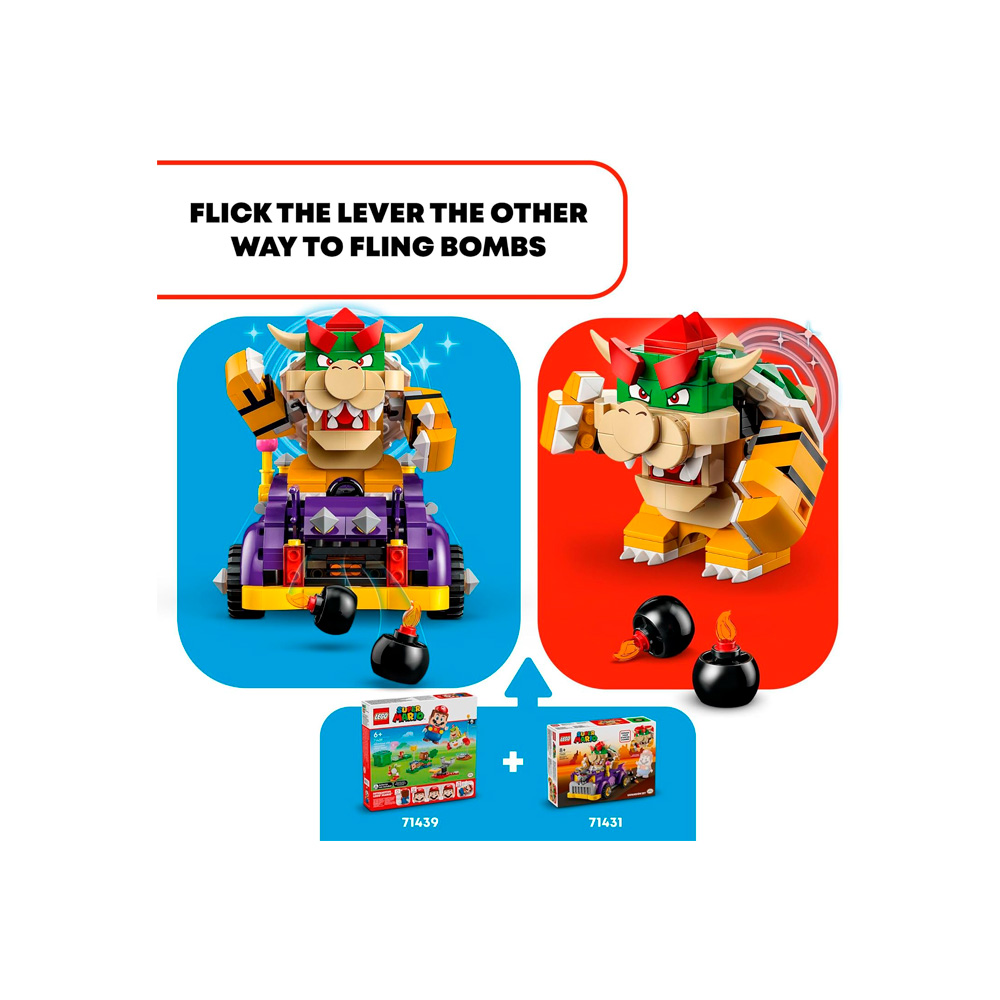 LEGO Super Mario Bowser Muscle Car 71431 Detalles - Imagen 2