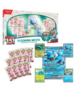 Pokemon 151 Scarlet Violet Blooming Waters Premium Ingles