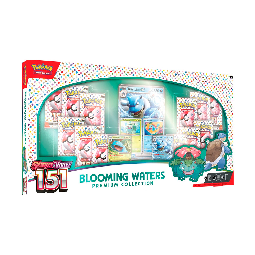 Pokemon 151 Scarlet Violet Blooming Waters Premium Ingles - Imagen 6