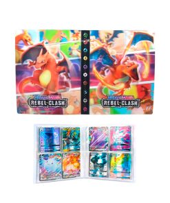 Folder 4 Bolsillos Capacidad 240 Charizard 3D Fire