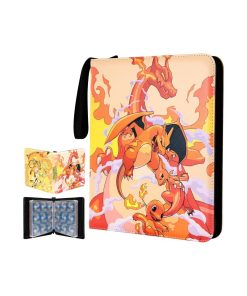 Folder 9 Pocket 900 Cartas Pikachu Charmander