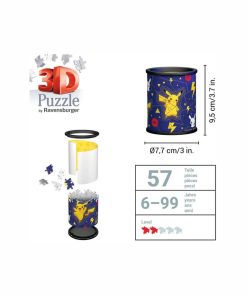 Alternative view of Pokemon Rompecabeza 3D Pikachu PortaLapiceros