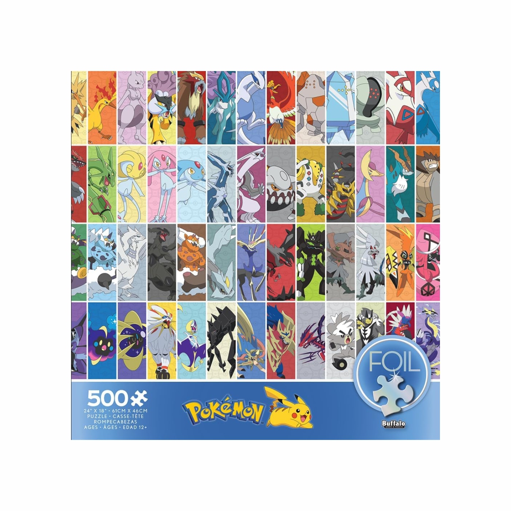 Pokemon Rompecabeza 500 Piezas Brillantes Legendarios - Imagen 5