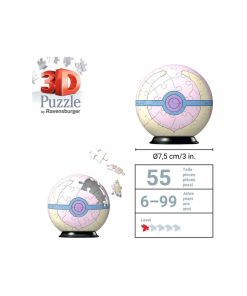 Alternative view of Pokemon Rompecabeza Healing Ball 3D 54 Piezas