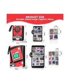 Alternative view of Set de Folders 900 y 200 Cartas Pokedex