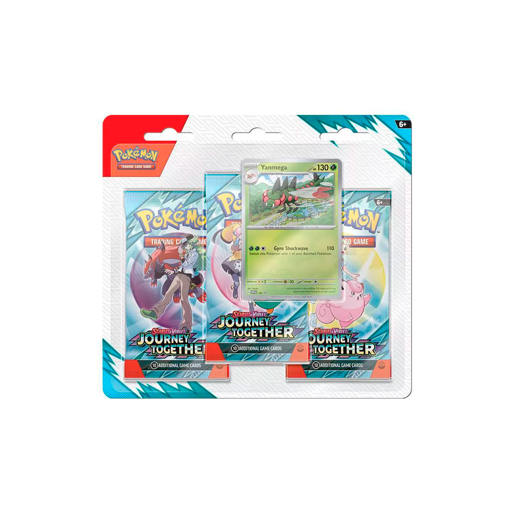 Pokemon TCG Blister Journey Together Yanmega Español - Imagen 3
