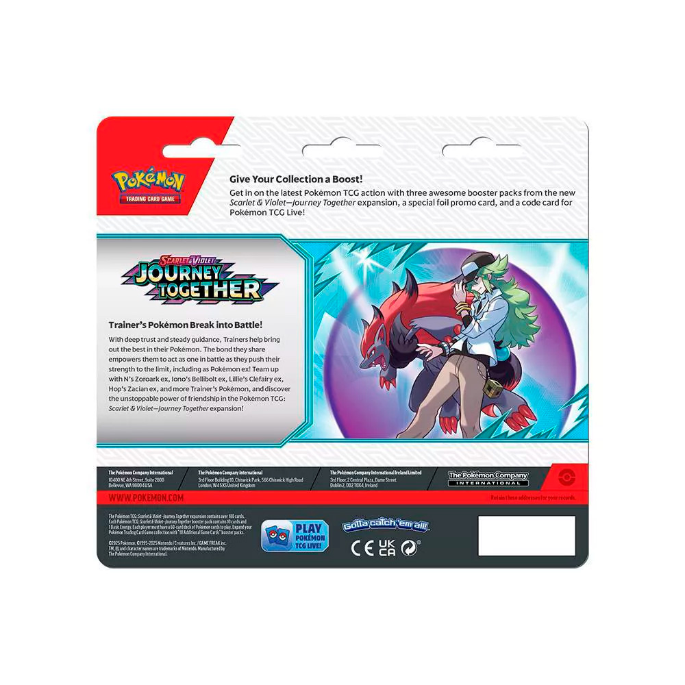 Pokemon TCG Blister Journey Together Yanmega Español - Imagen 4