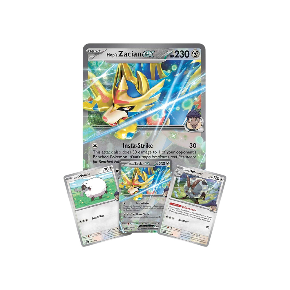 Pokemon TCG Journey Together Hops Zacian Ex Ingles - Imagen 2