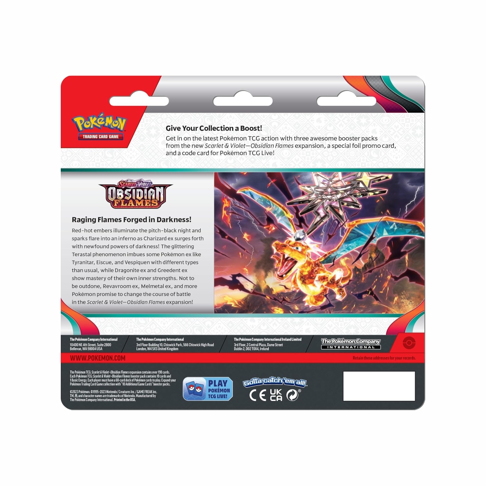 Pokemon TCG Obsidian Flames Houndstone Blister Ingles - Imagen 5