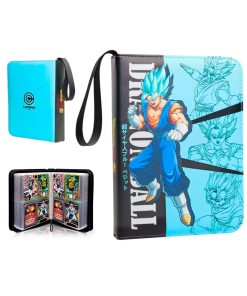 Dragon Ball Folder 4 Pocket 400 Cartas Vegetto Blue