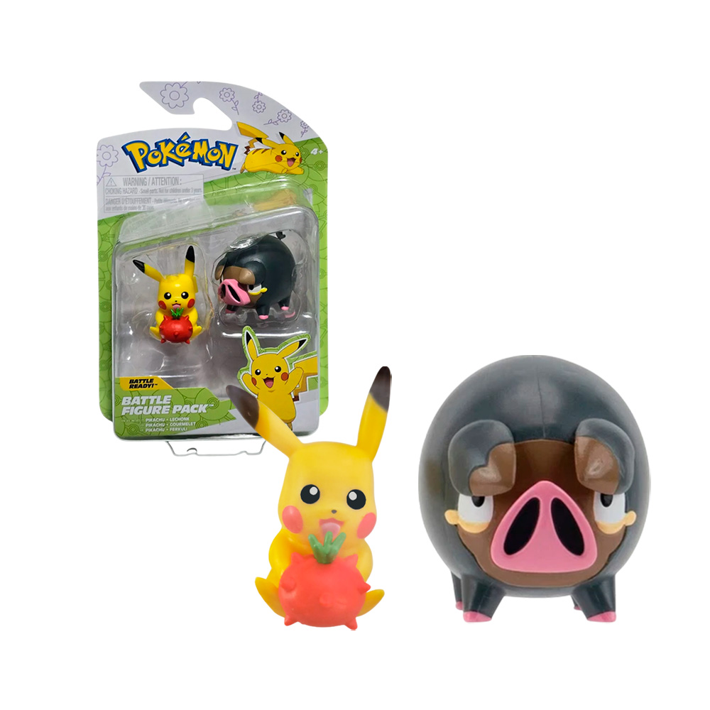 Pokemon Figure Pack Pikachu Lechonk