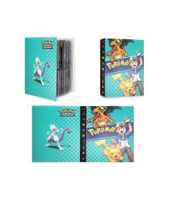 Alternative view of Folder 4 Bolsillos 240 Cartas Ash Charizard Pikachu