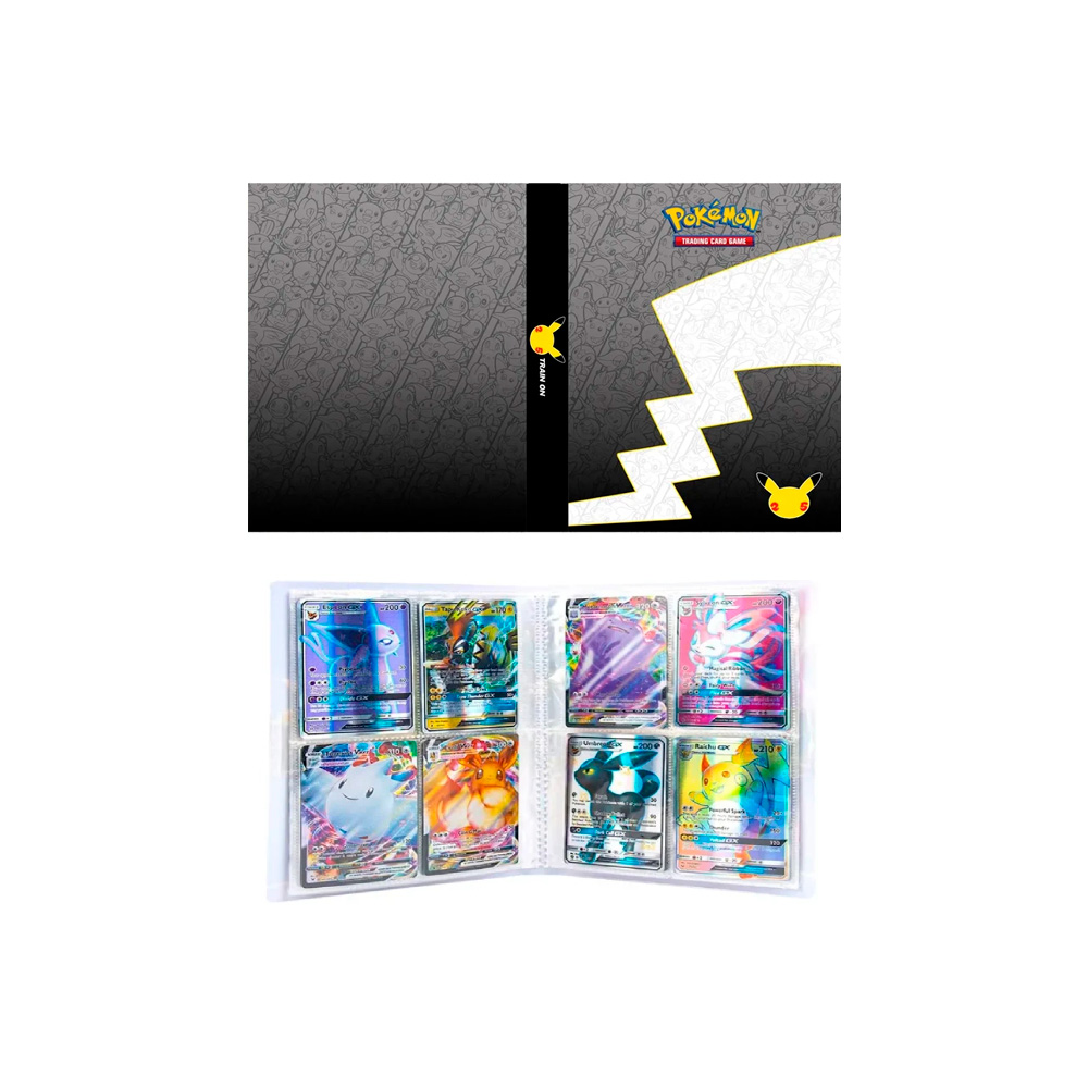 Pokemon Folder 4 Bolsillos 240 Cartas Celebracion