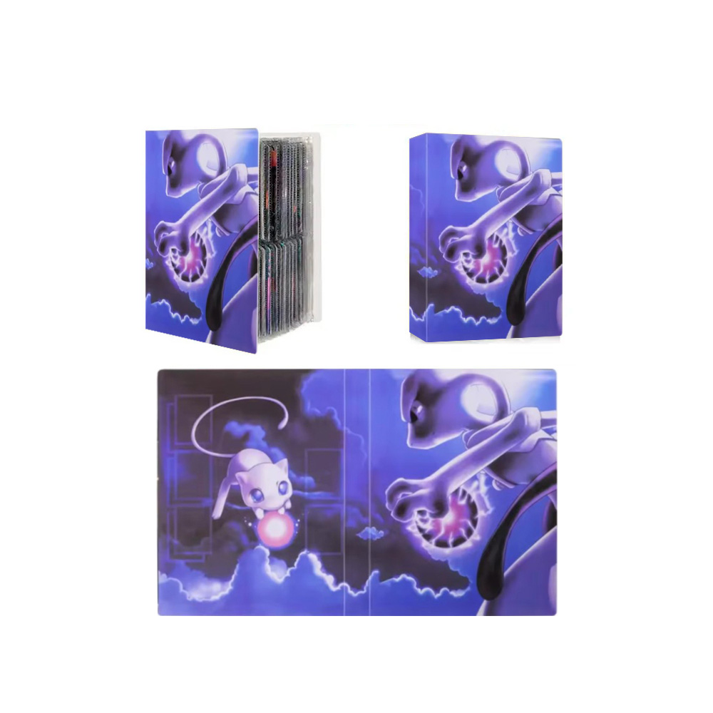 Folder 4 Bolsillos 240 Cartas Mew VS Mewtwo - Imagen 2