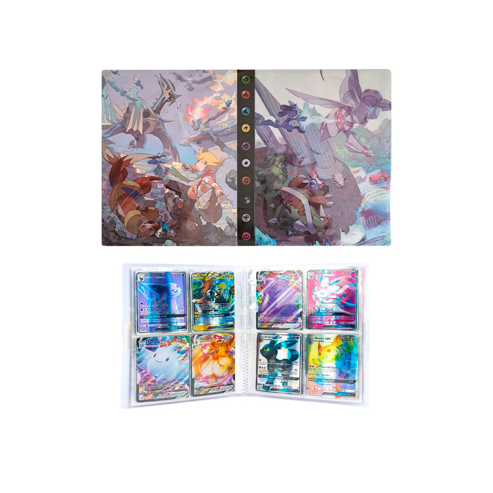 Folder 4 Bolsillos 240 Cartas Palkia Dialga