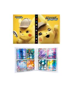 Folder 4 Bolsillos 240 Cartas Pikachu Detective