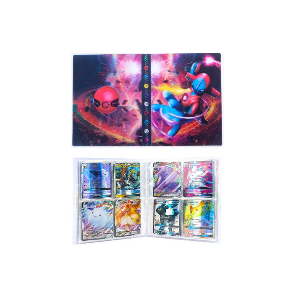 Folder 4 Bolsillos Capacidad 240 Cartas Deoxys