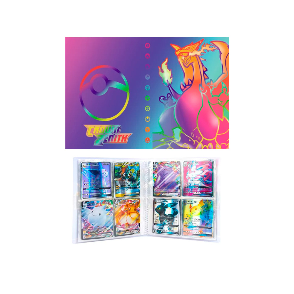 Folder 4 Bolsillos Para 240 Cartas Charizard Full