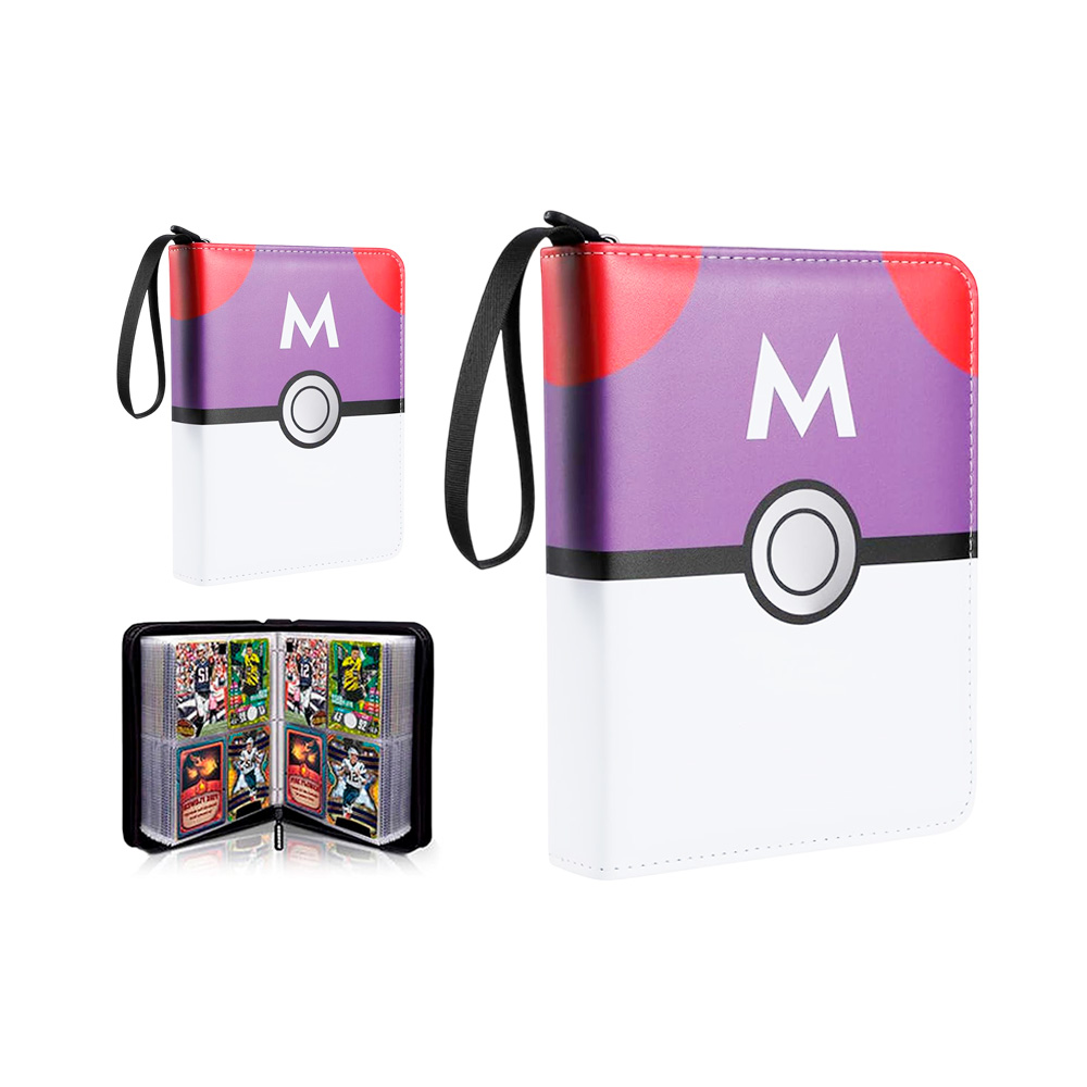 Pokemon Folder 4 Pocket 400 Cartas Master Ball Mod