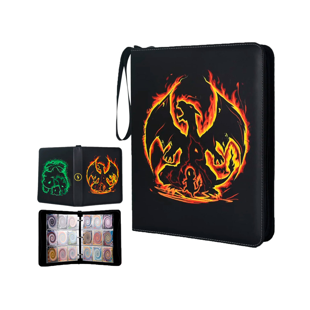 Pokemon Folder 9 Pocket 900 Cartas Charizard Venasaur