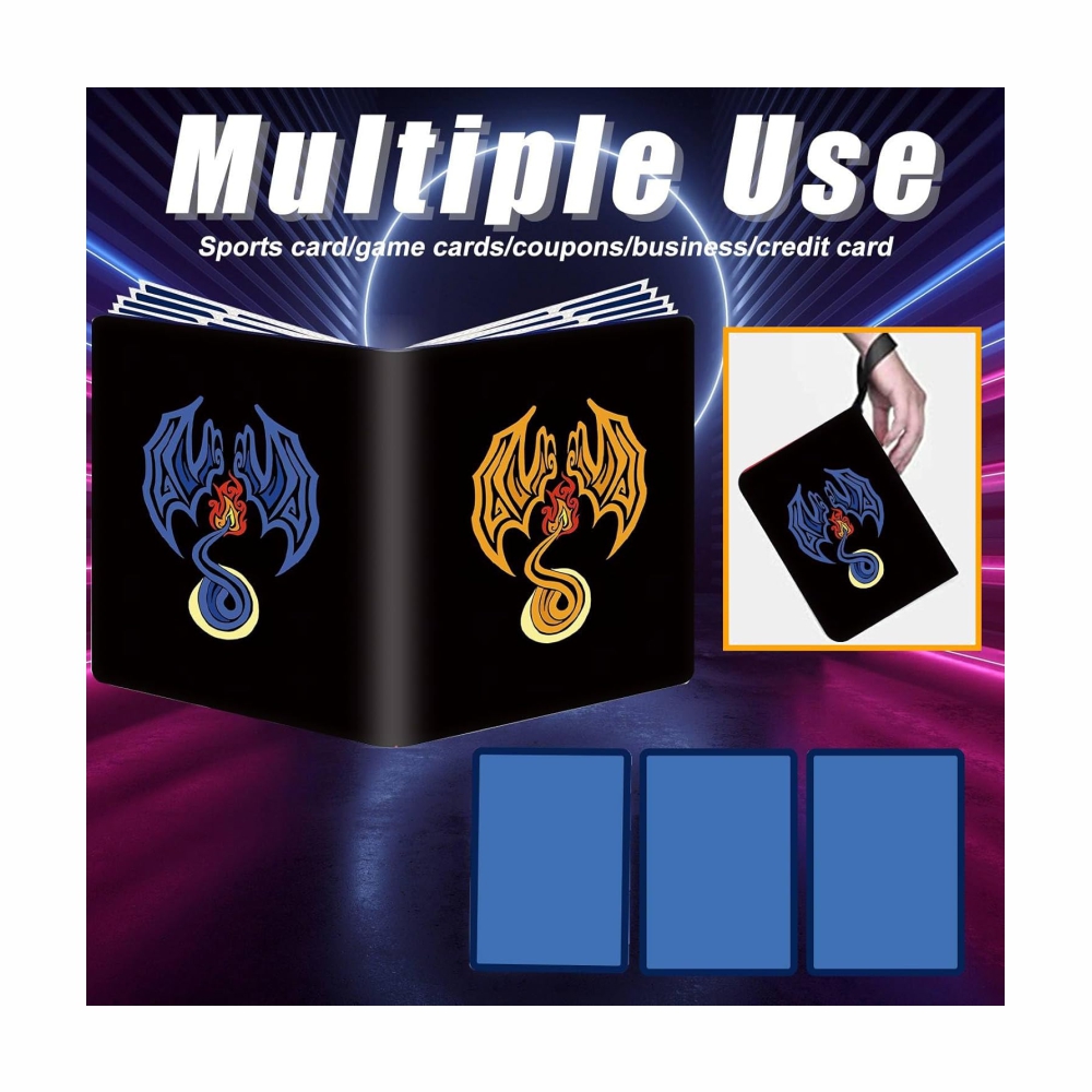 Pokemon Folder 9 Pocket Charizard Blue Red 900 cartas - Imagen 3