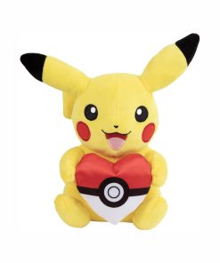Pokemon Peluche Pikachu con Corazon Pokebola 23cm