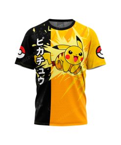 Polo Deportivo Exclusivo Pikachu modelo B Talla S